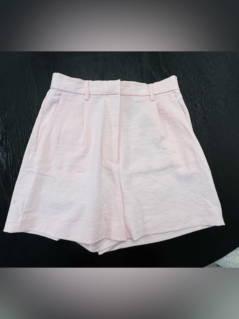 H&M Pale Pink Tailored High-Waist Women’s Shorts